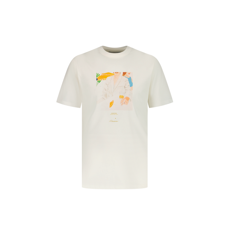 T-Shirts Imprimés Ecrus (pack de 2)
