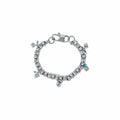 Tears of Venus "Snake Eyes" 7" Bracelet (Silver) - August Shop