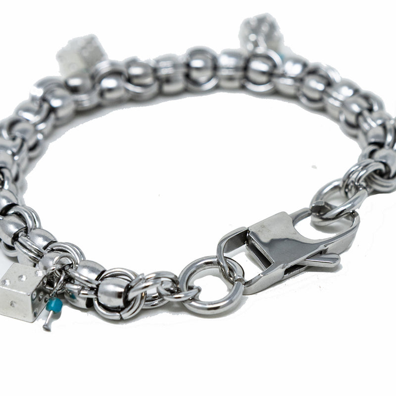 Tears of Venus "Snake Eyes" 8" Bracelet (Silver) - August Shop