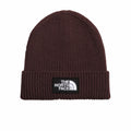 The North Face TNF Box Logo Cuffed Beanie (Coal Brown) - August Shop
