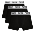 Trapstar 3 Pack Boxer Short - Black/White Waistband