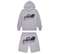 Trapstar Arch Shooters Hooded Shorts Set - Grey