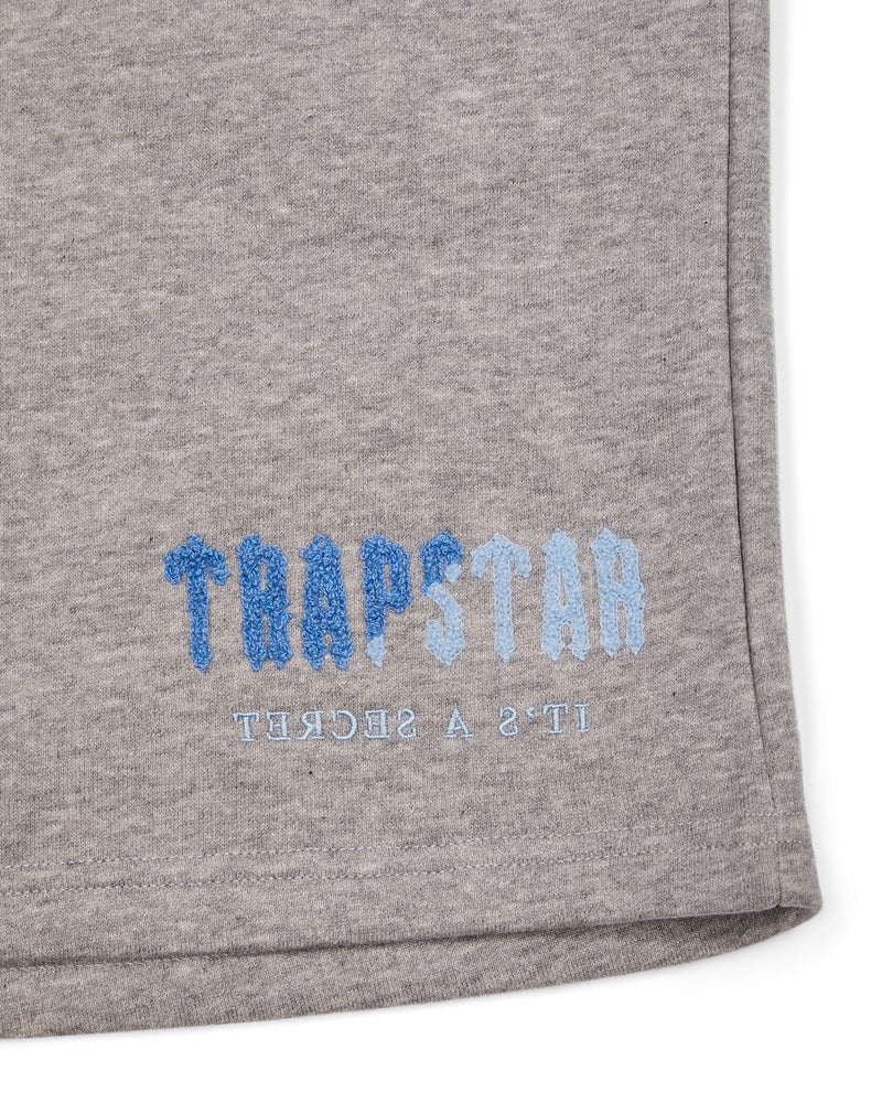 Trapstar Chenille Decoded Short Set - White/Blue