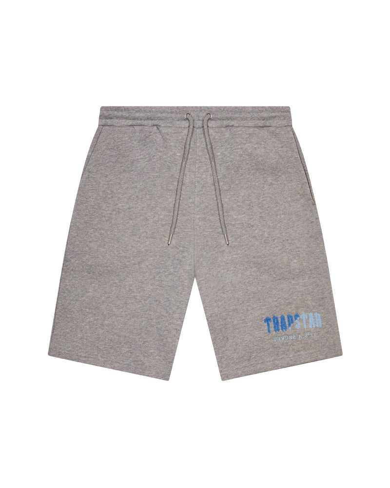 Trapstar Chenille Decoded Short Set - White/Blue