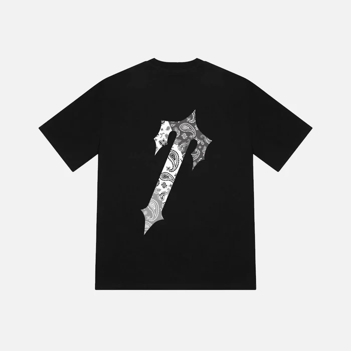 Trapstar Decoded Paisley Monochrome Edition Tee - Black