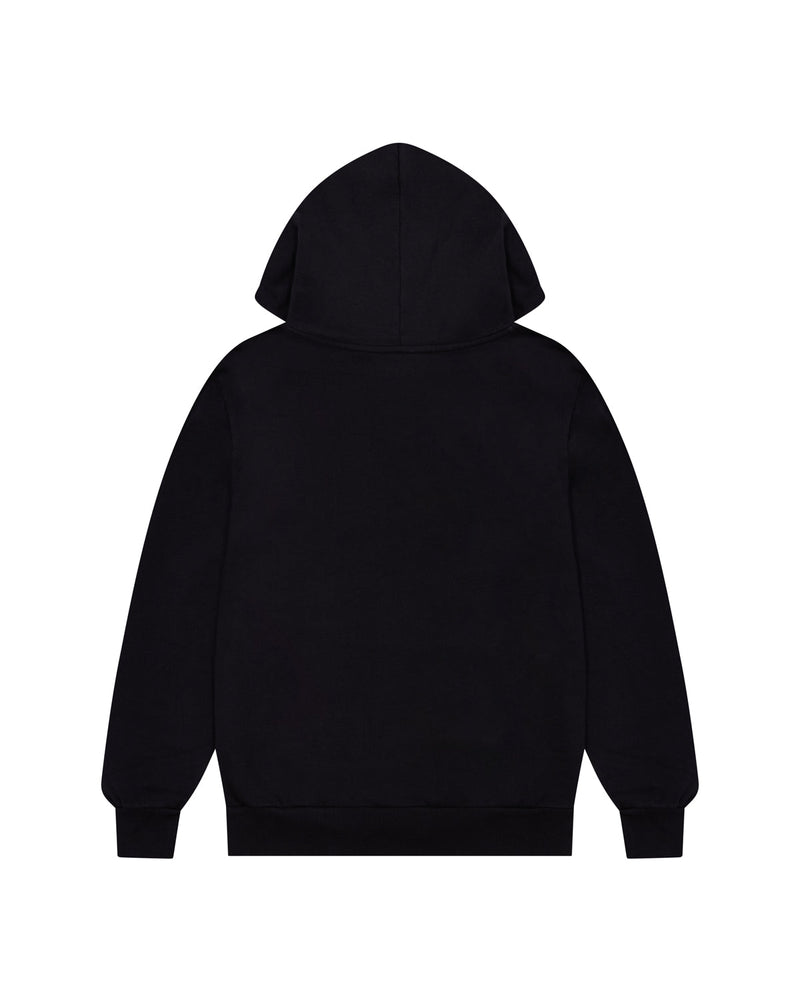 Trapstar Decoded Print Hoodie - Black/Light Blue