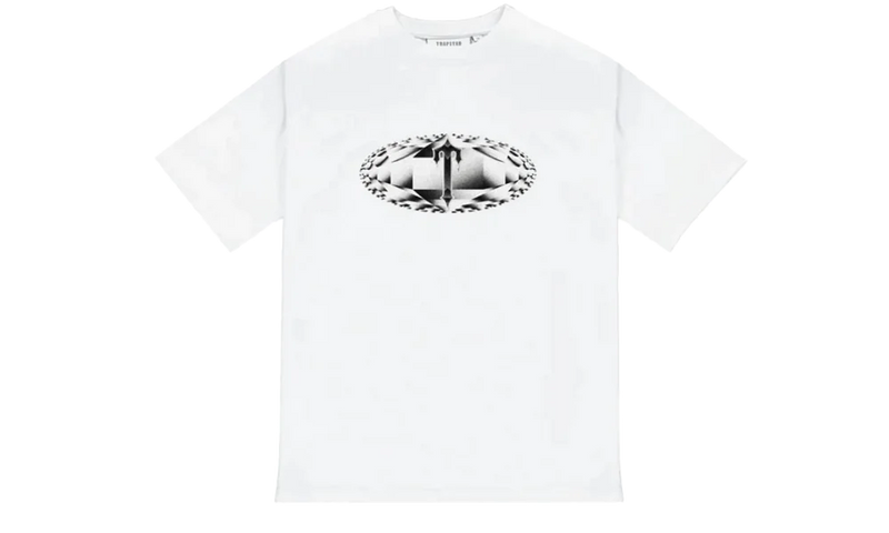 Trapstar Diamond In The Rough Tee - White/Black