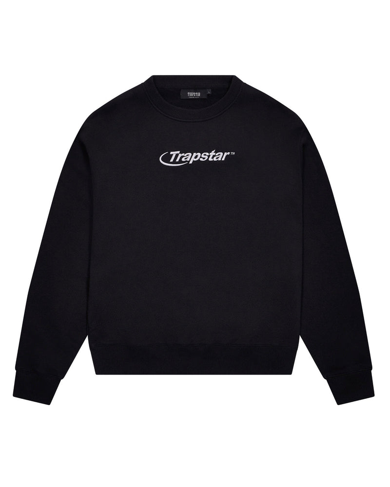 Trapstar Hyperdrive Crewneck Short Set - Black