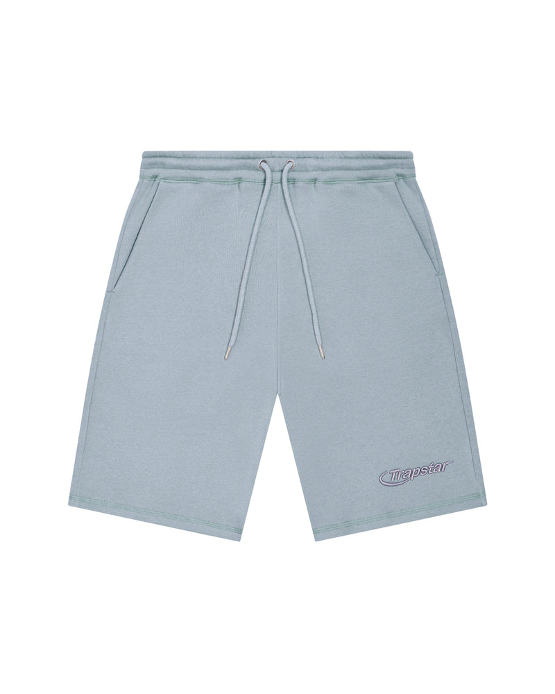 Trapstar Hyperdrive Crewneck Short Set - Light Blue