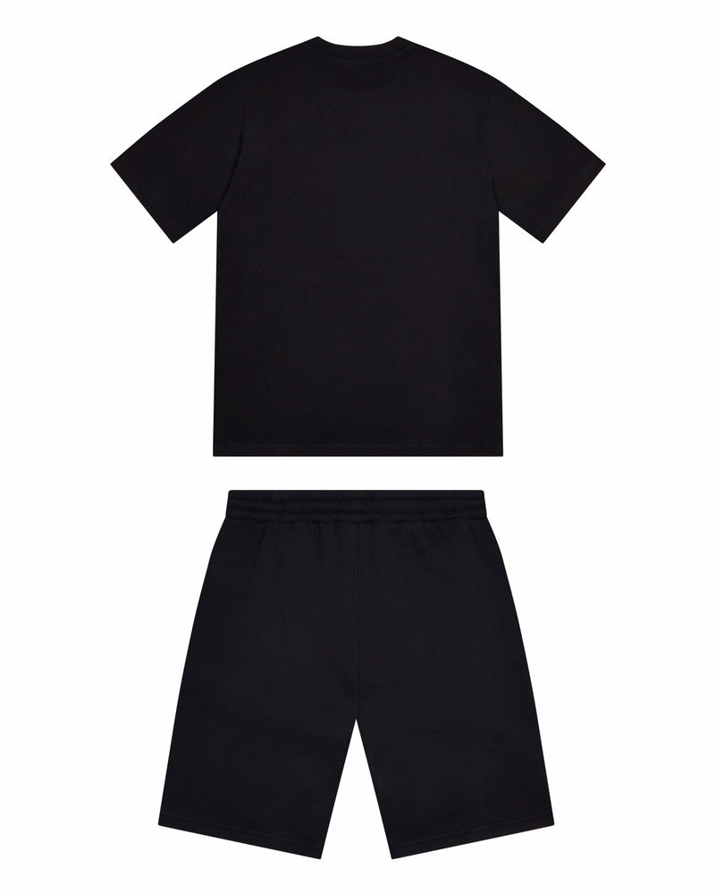 Trapstar Irongate Split Arch Short Set - Black/Slime