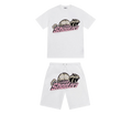 Trapstar Shooters Chinelle Short Set - White/Pink