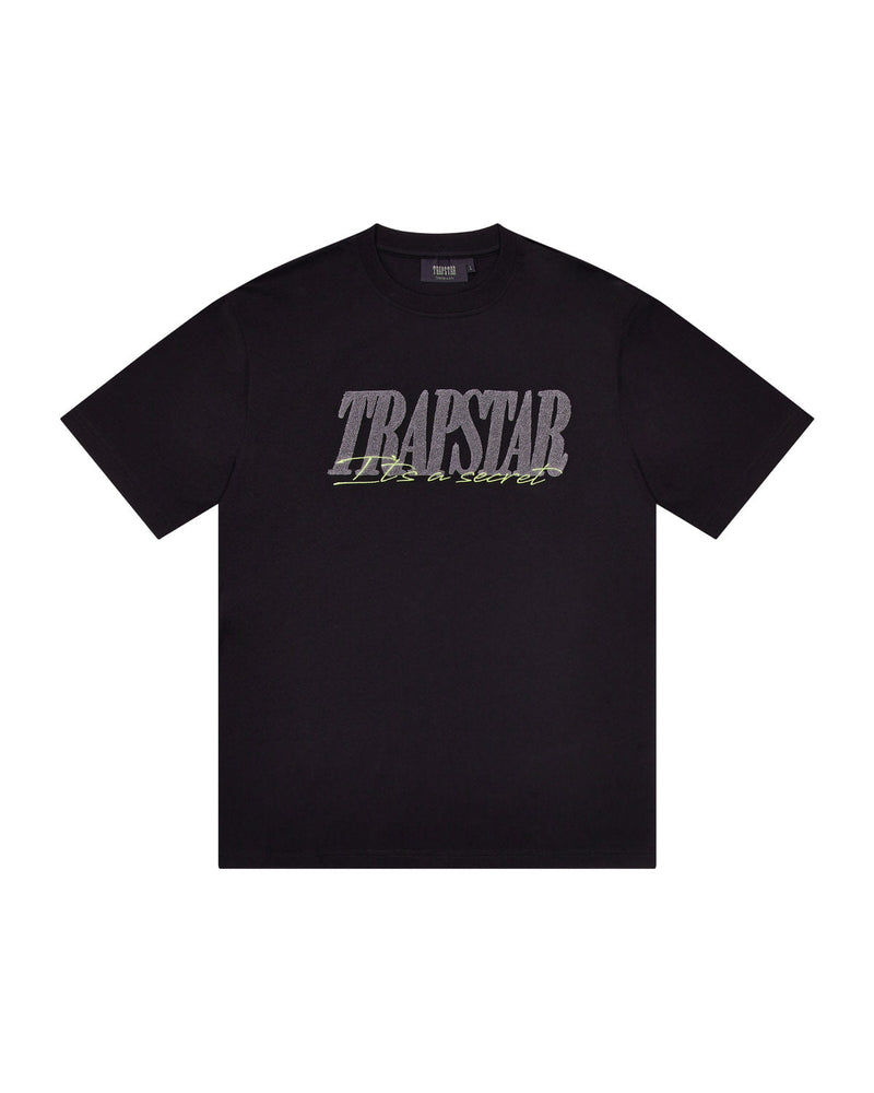 Trapstar Signature Shorts Set - Black/Slime