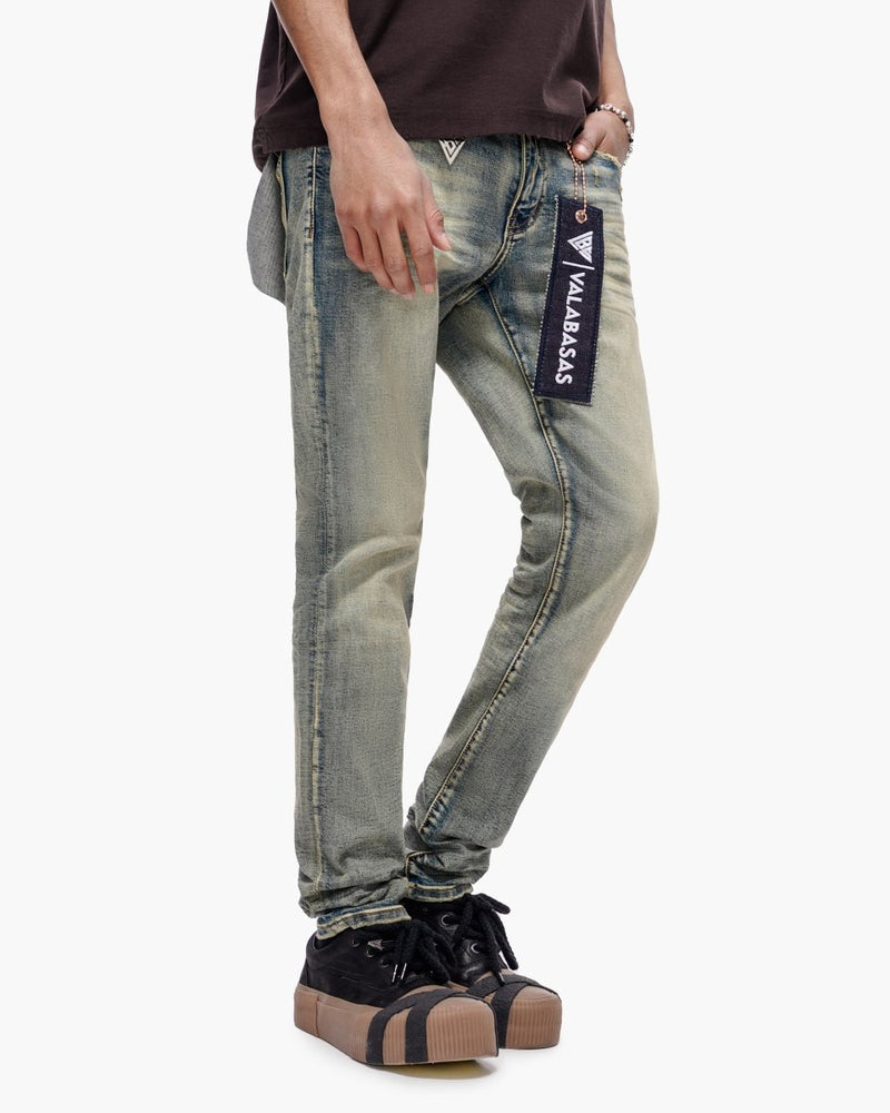 VALABASAS SLEDGE VINTAGE BLUE SKINNY