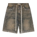 Vale Forever 'Rainstorm' Mid Wash Blue Jean Shorts - Men's