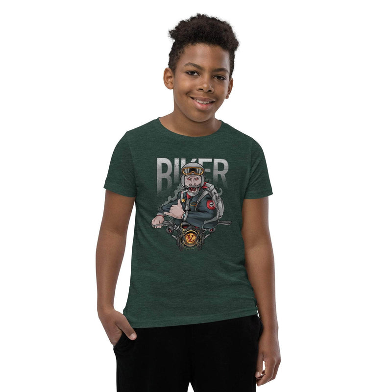 GBNY Heather Forest / S Vamp Life x GBNY Biker T-Shirt - Kid's 4725481_9595