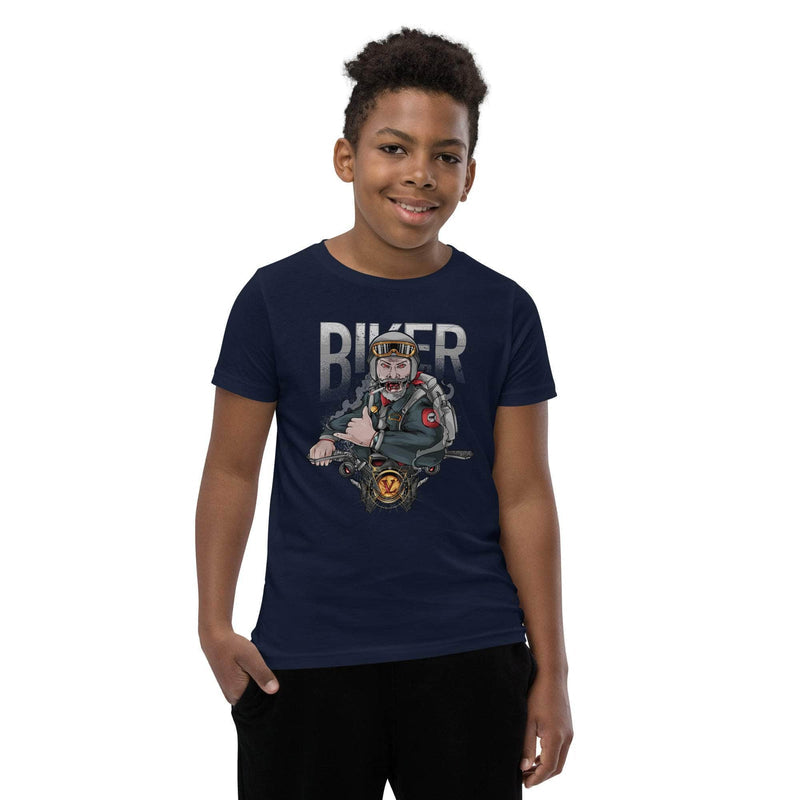 GBNY Navy / S Vamp Life x GBNY Biker T-Shirt - Kid's 4725481_9596