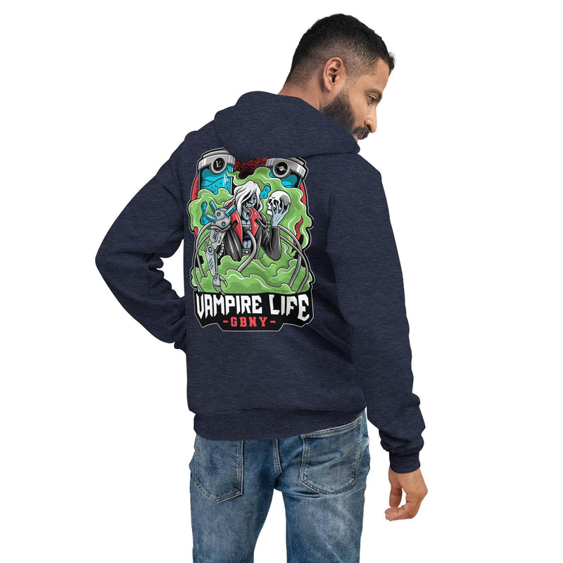 GBNY Heather Navy / S Vamp Life X GBNY "Cyber Punk Vamp" Super Soft Hoodie - Men's 1778637_9251