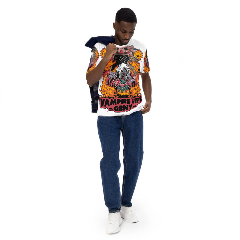 GBNY Vamp Life X GBNY "Fiery Vamp" All Over T-shirt - Men's