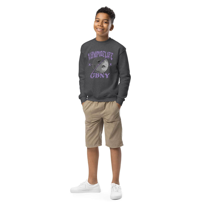 GBNY Dark Heather / XS Vamp Life x GBNY Meteor Sweatshirt - Kid's 9689767_16799