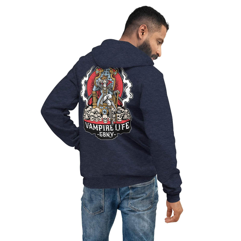 GBNY Heather Navy / S Vamp Life X GBNY "Royal Vampire" Super Soft Hoodie - Men's 5737869_9251