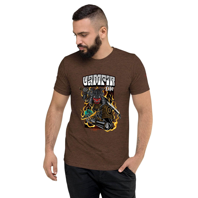 GBNY Brown Triblend / XS Vamp Life x GBNY Samurai Warrior Tee - Men's 8424009_6496