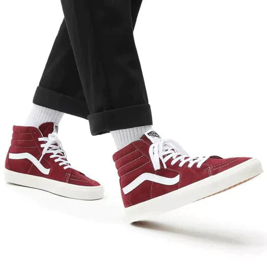 VANS FOOTWEAR Vans Sk8-Hi 'Pig Suede - Pomegranate' - Men's