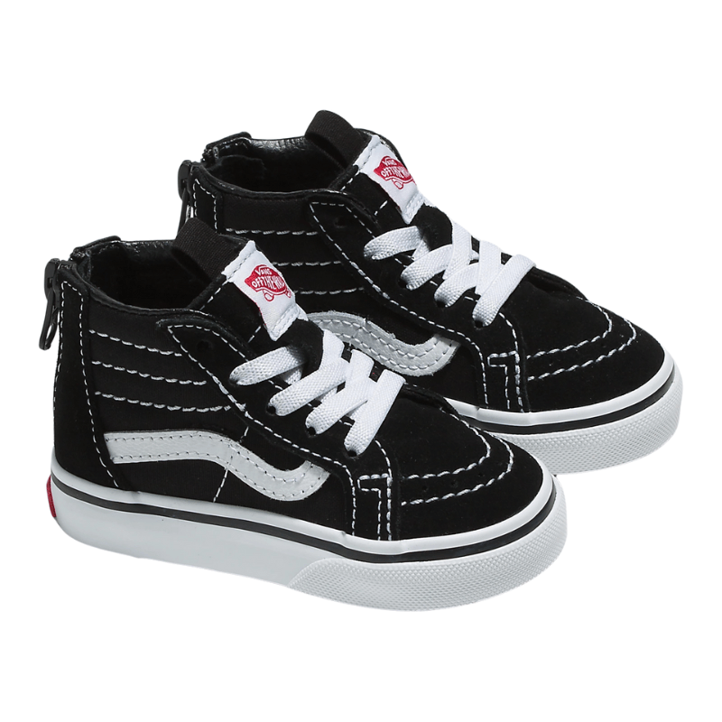 Vans FOOTWEAR Vans Sk8-Hi Zip Shoe 'Black' - Toddler's