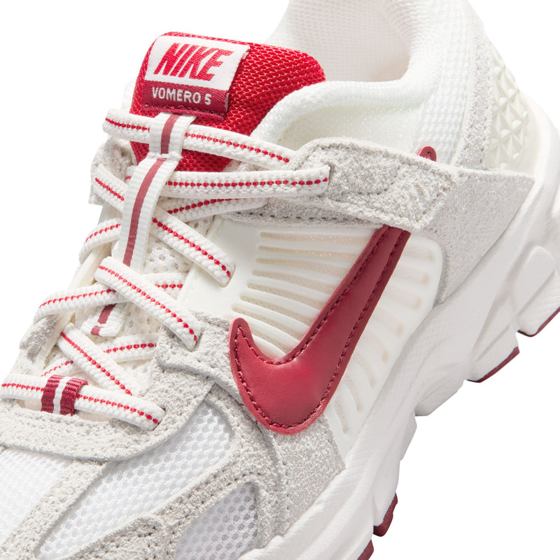 Vomero 5 SE "Sail Crimson University Red"- Youth Sneakers