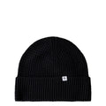 WAFFLE KNIT BEANIE BLACK