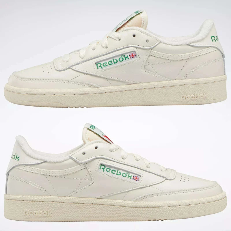 Women's Reebok Club C 85 Chalk/Paperwhite/Glen Green Style: 100007797