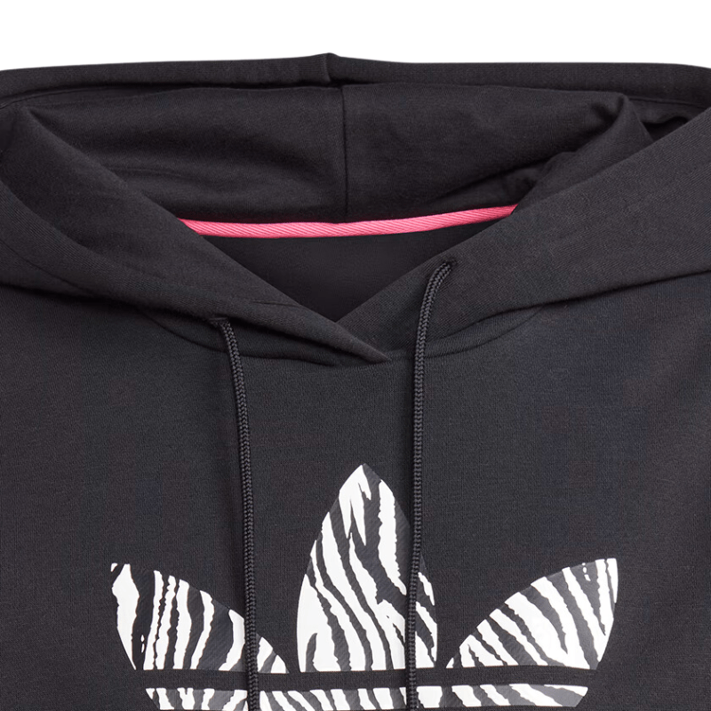 Adidas Apparel adidas ZEBRA ANIMAL PRINT INFILL HOODIE - Women's