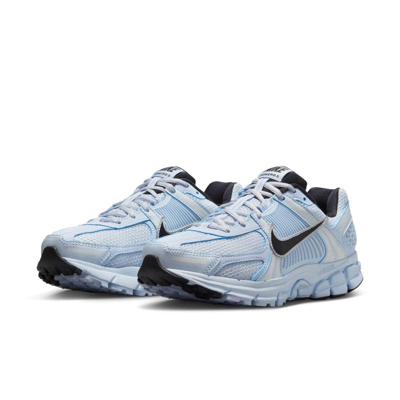 Nike FOOTWEAR Nike Zoom Vomero 5 Blue Tint Platinum Tint Metallic Platinum Black - Women's