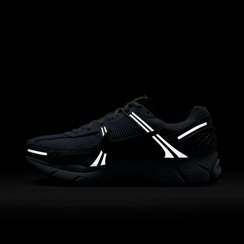 Nike FOOTWEAR Nike Zoom Vomero 5 Blue Tint Platinum Tint Metallic Platinum Black - Women's